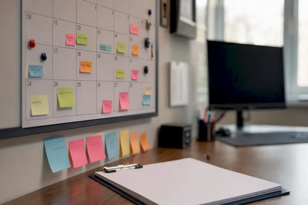 School maintenance scheduling workspace