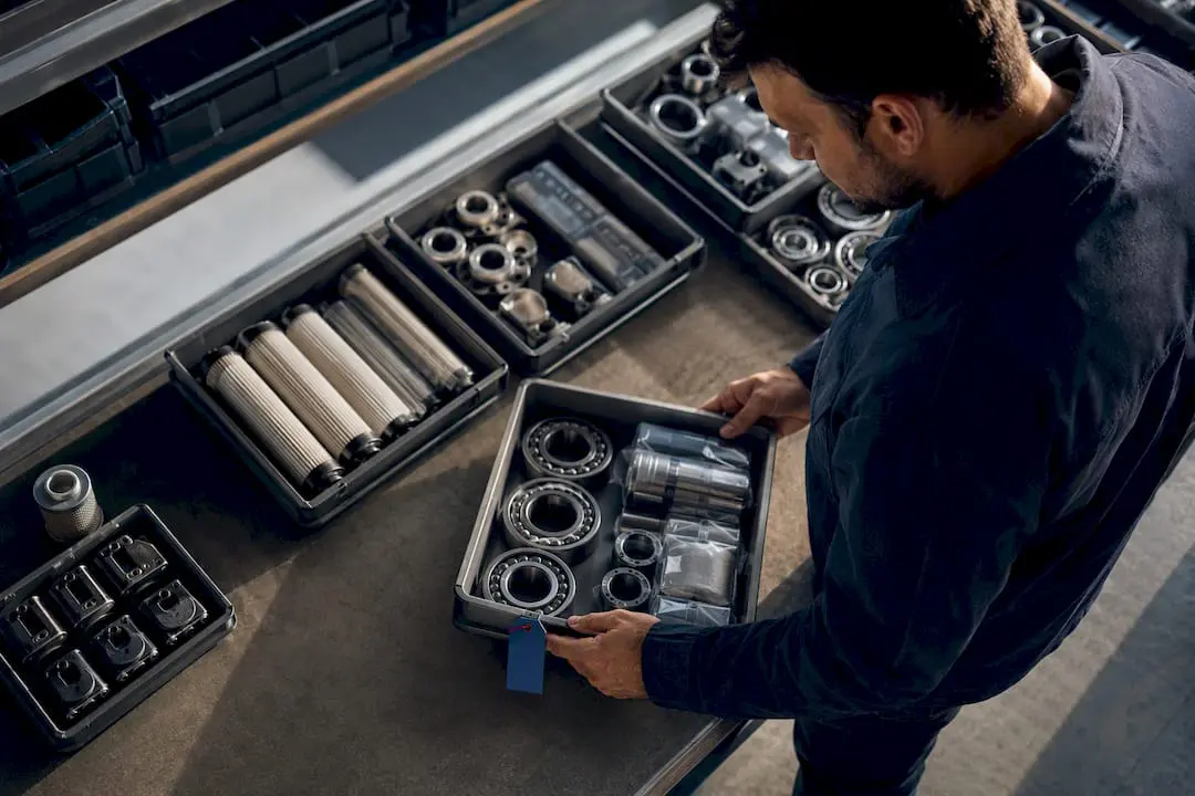 MRO spare parts arranged for inventory pilot
