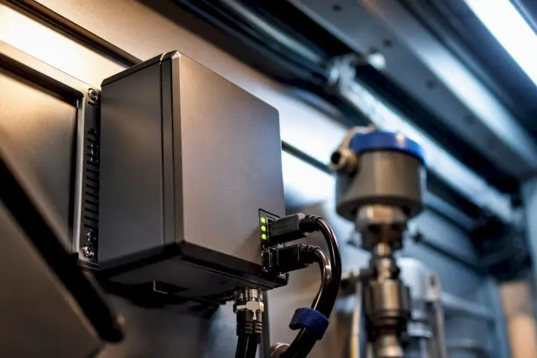 Industrial sensor and gateway in instrumentation bay