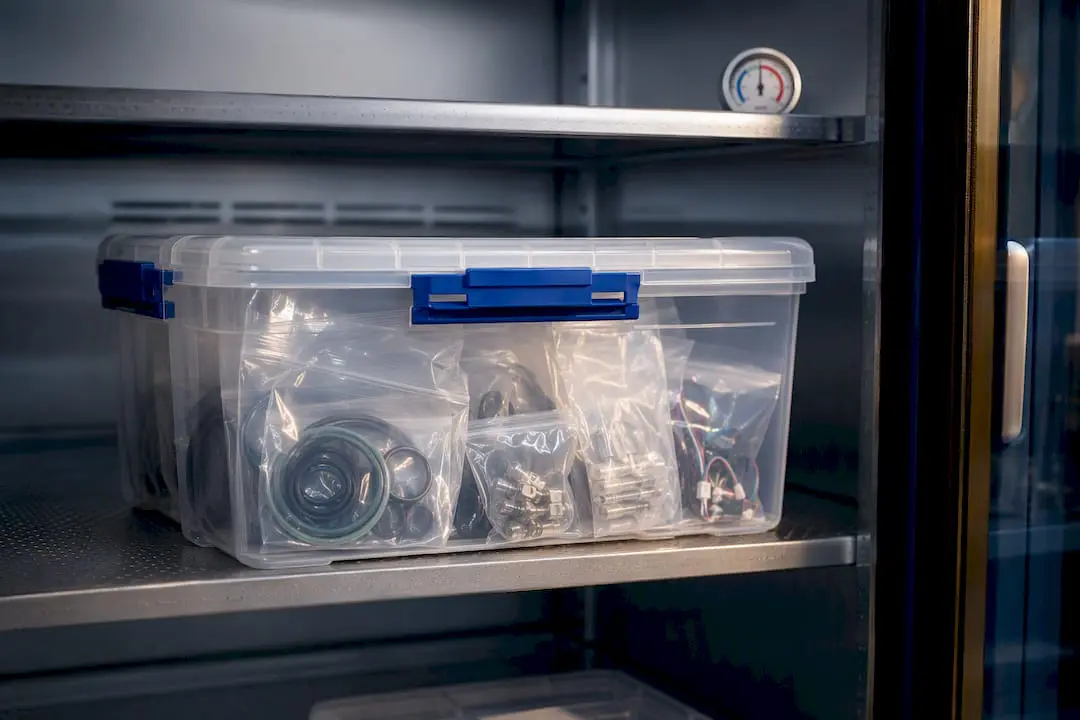 Sealed maintenance kit in controlled storage