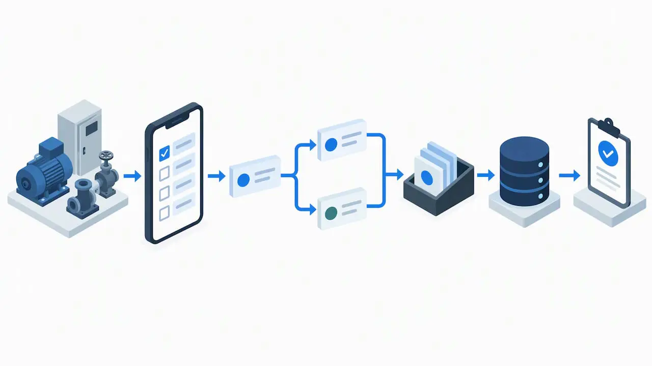 Mobile maintenance form pilot workflow