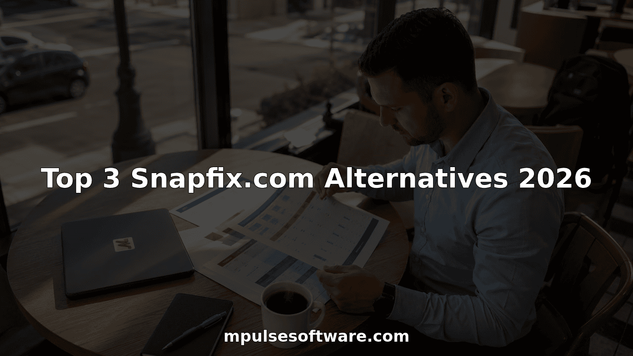 Maintenance manager reviewing software comparison documents