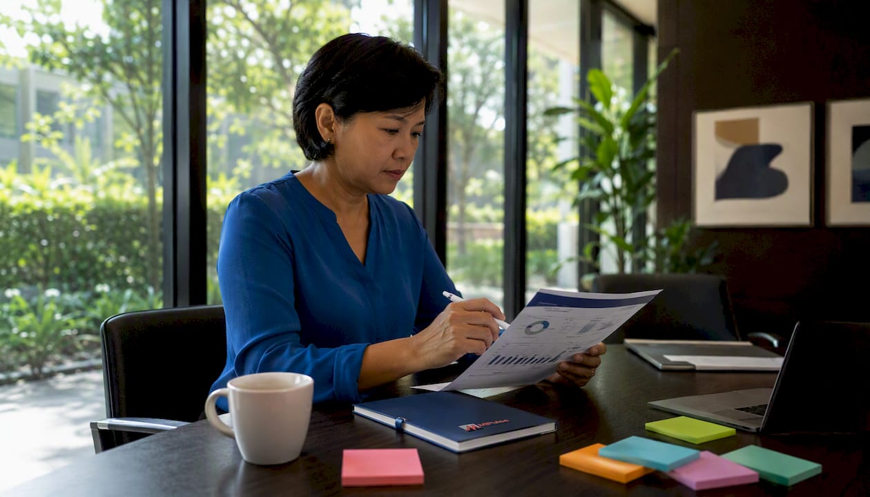 System manager reviewing uptime and availability data