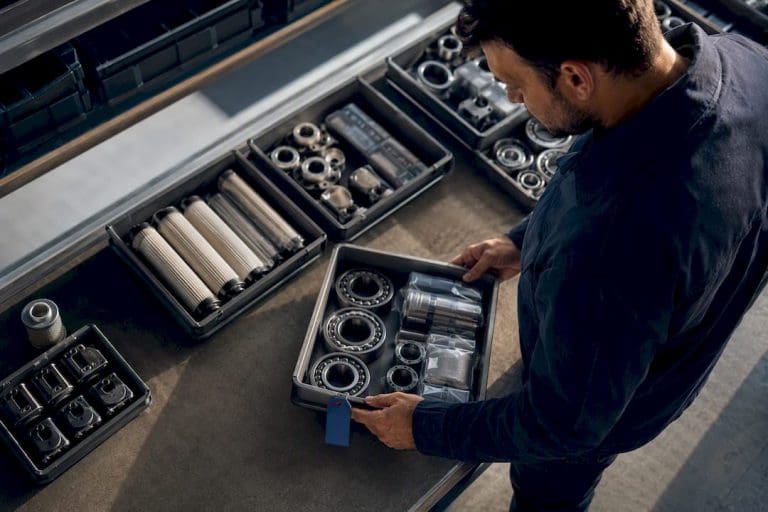 MRO spare parts arranged for inventory pilot